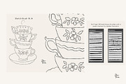 150 Illustrator Brush Bundle, a Brush Add-On by Jenteva Art (Thumbnail 13 of 19)