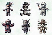 Halloween Gothic Voodoo Doll Clipart, an Illustration by Creative Art (Thumbnail 3 of 4)