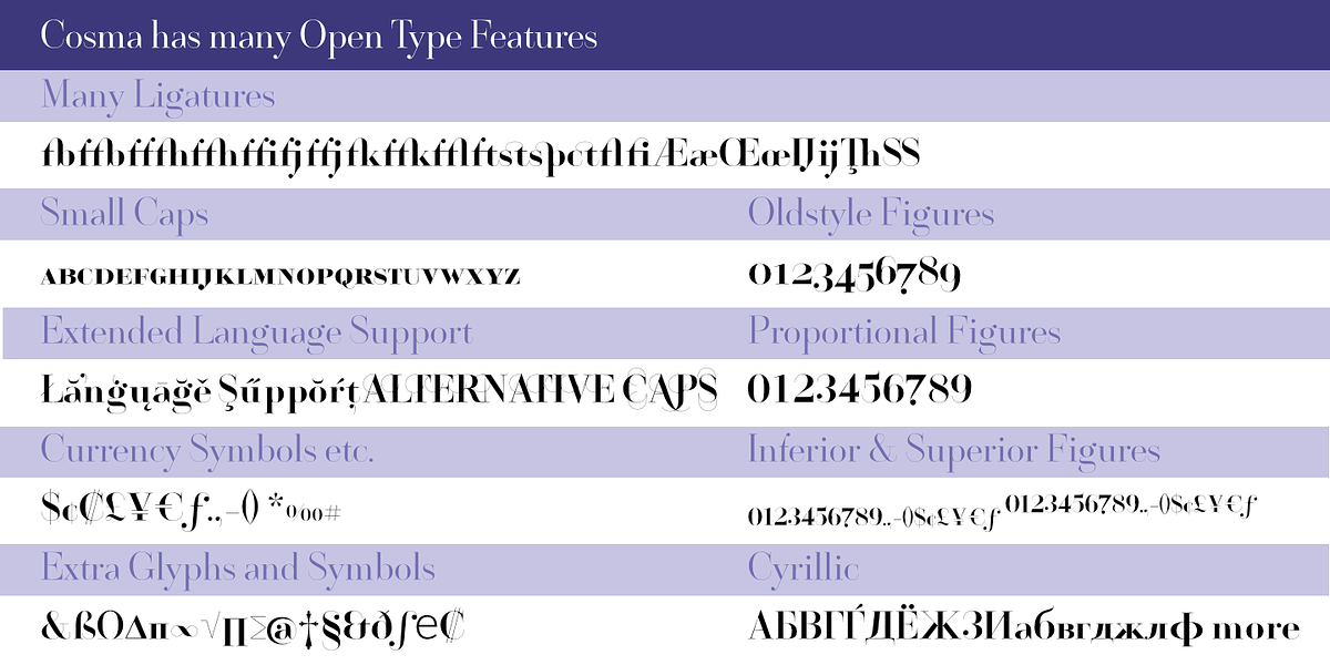 Cosma, a Serif Font by Wiescher-Design (Photo 2 of 11)