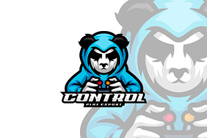 Control Mascot Cartoon Style., a Branding & Logo Template by ModalTampang