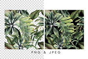 Seamless tropical patterns, a Pattern Graphic by ollalya (Thumbnail 10 of 17)