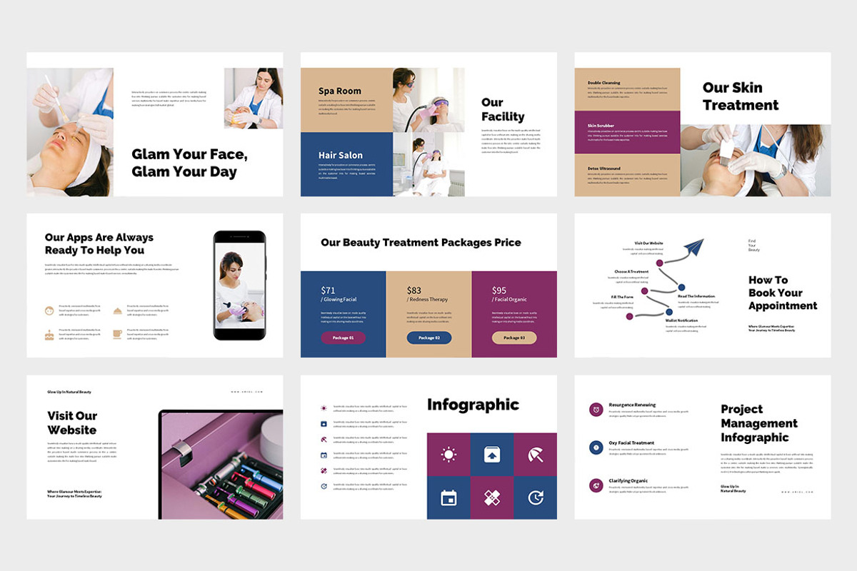 Ariel : Cosmetologist Google Slides, a Presentation Template by Punkl Camp (Photo 4 of 9)