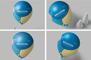 Floating Balloon Mockups, a Product Mockup by megostudi0 (Thumbnail 1 of 6)