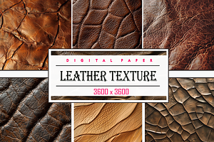 Leather Texture, a Pattern Graphic by Printable Treasure