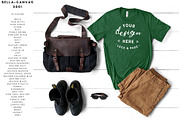 Mens Bella Canvas 3001 Mockup Bundle, a Shirt Mockup by lock and page (Thumbnail 2 of 6)