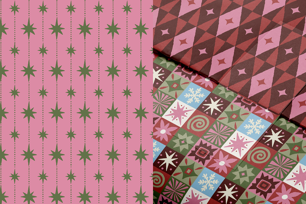 Vector Christmas Graphics & Patterns, a Pattern Graphic by venimo (Photo 4 of 12)