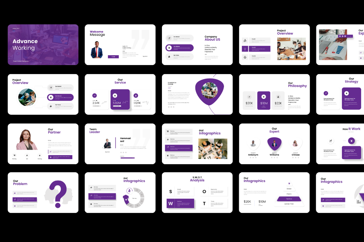 Advance - Business Presentation, a Presentation Template by Hammad Arif (Photo 2 of 3)