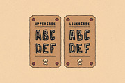 BOOZY | FONT FAMILY, a Font by 2DFUNS (Thumbnail 3 of 9)