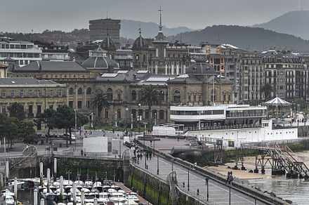 Shell beach in San Sebastian, a Holiday Photo by huertas19