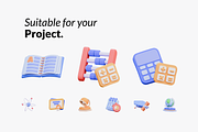 School and Education 3D Illustration, an Object 3D Model by nixxdesign (Thumbnail 4 of 5)
