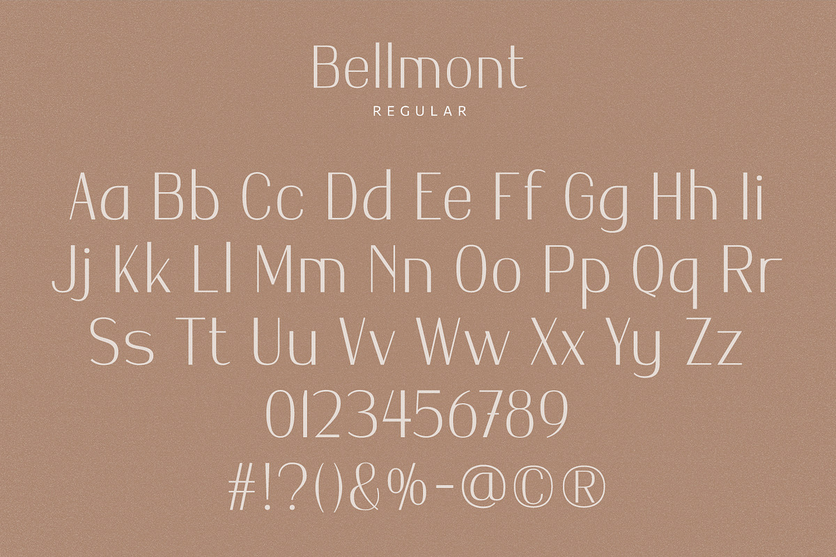 Bellmont, a Sans Serif Font by din-studio.com (Photo 6 of 16)