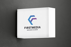 First Media Letter F Logo, a Branding & Logo Template by Design_Planet