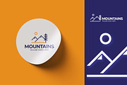 Mountain Logo Template, a Branding & Logo Template by Logo Lab (Thumbnail 1 of 4)