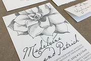 Succulent Wedding Suite, an Invitation Template by Laura K Invitations (Thumbnail 4 of 6)