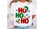 Ho Ho Ho, Embroidery Christmas Png, an Illustration by OK Design (Thumbnail 2 of 6)