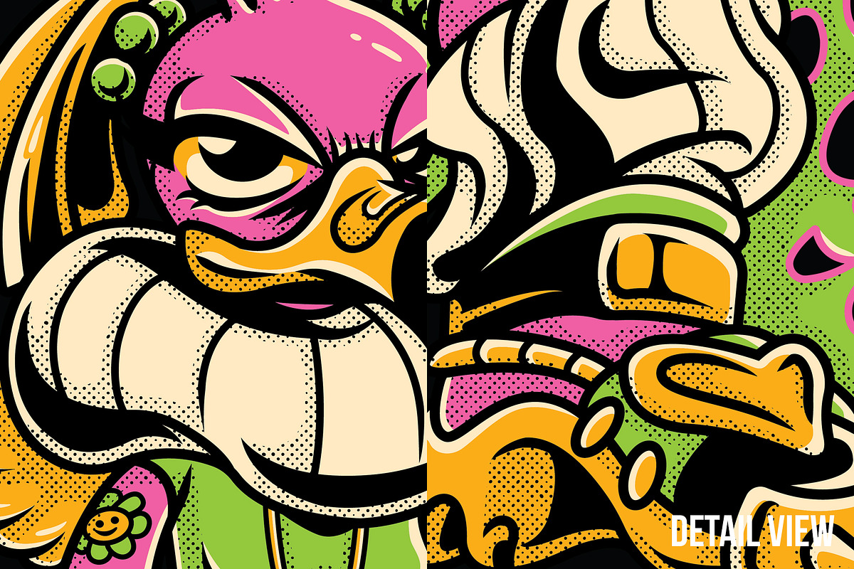 Gang Queen T-Shirt Illustration, an Animal Illustration by badsyxn (Photo 3 of 5)