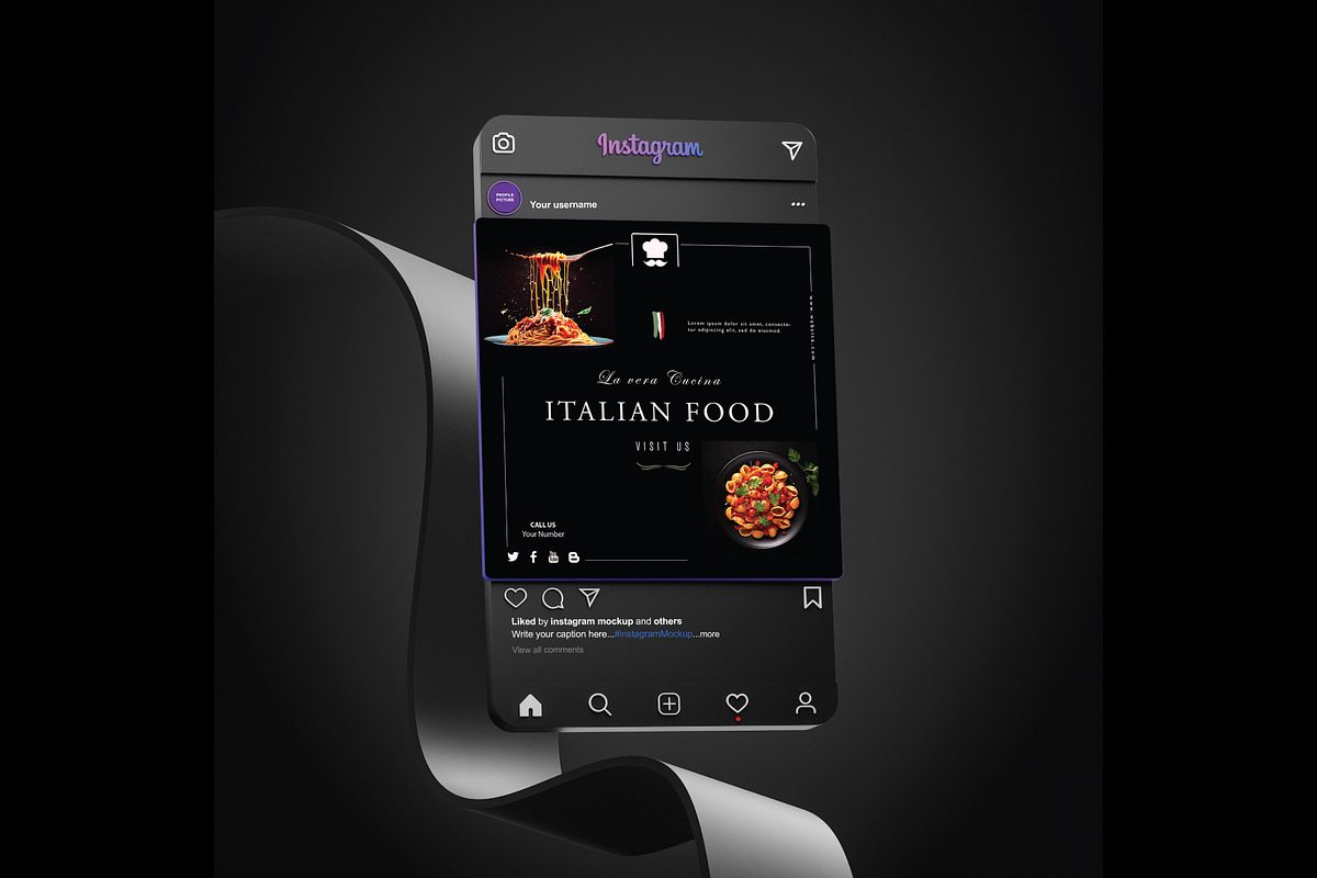 Pasta Salad Flyer Design, a Flyer Template by YUDesignStore (Photo 3 of 6)