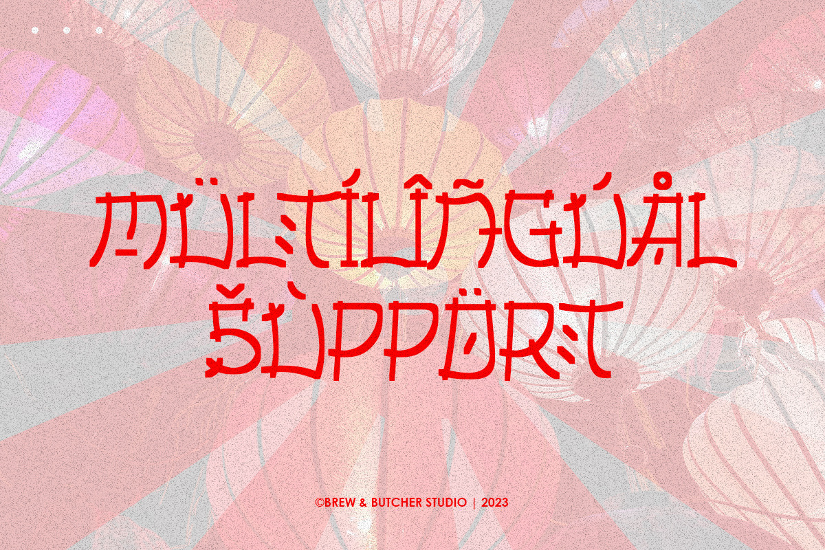 Baoku | Japanese Style Font, a Handwritten Font by Brew & Butcher Studio (Photo 4 of 8)