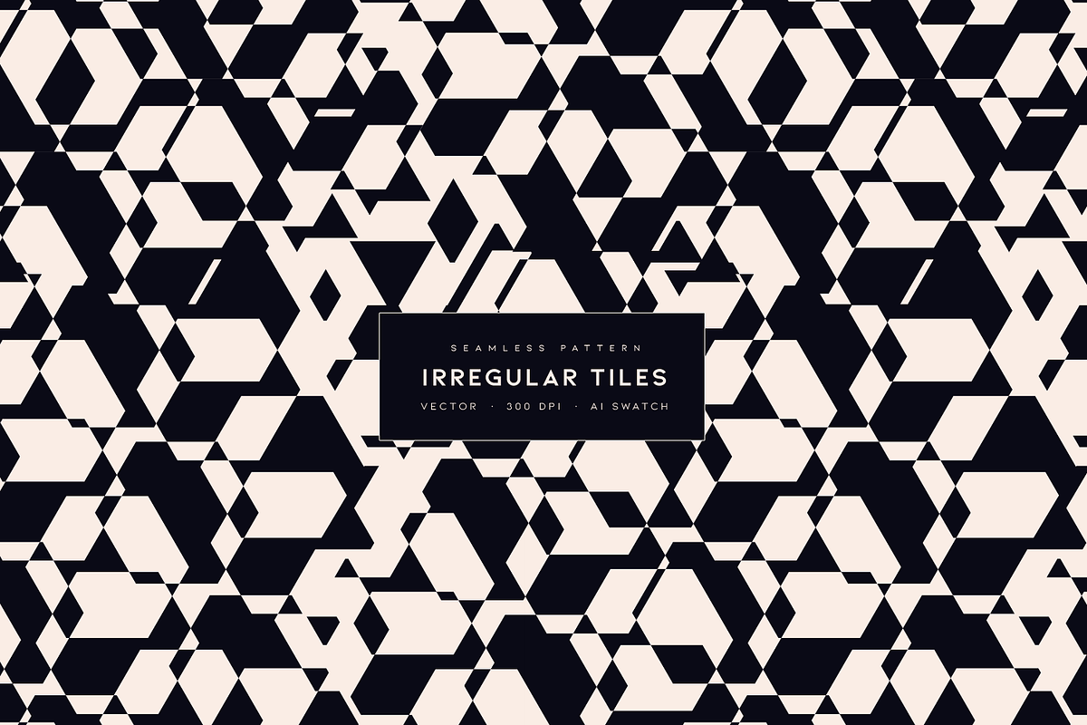 Irregular Tiles | Vector Pattern, a Pattern Graphic by MalyskaStudio
