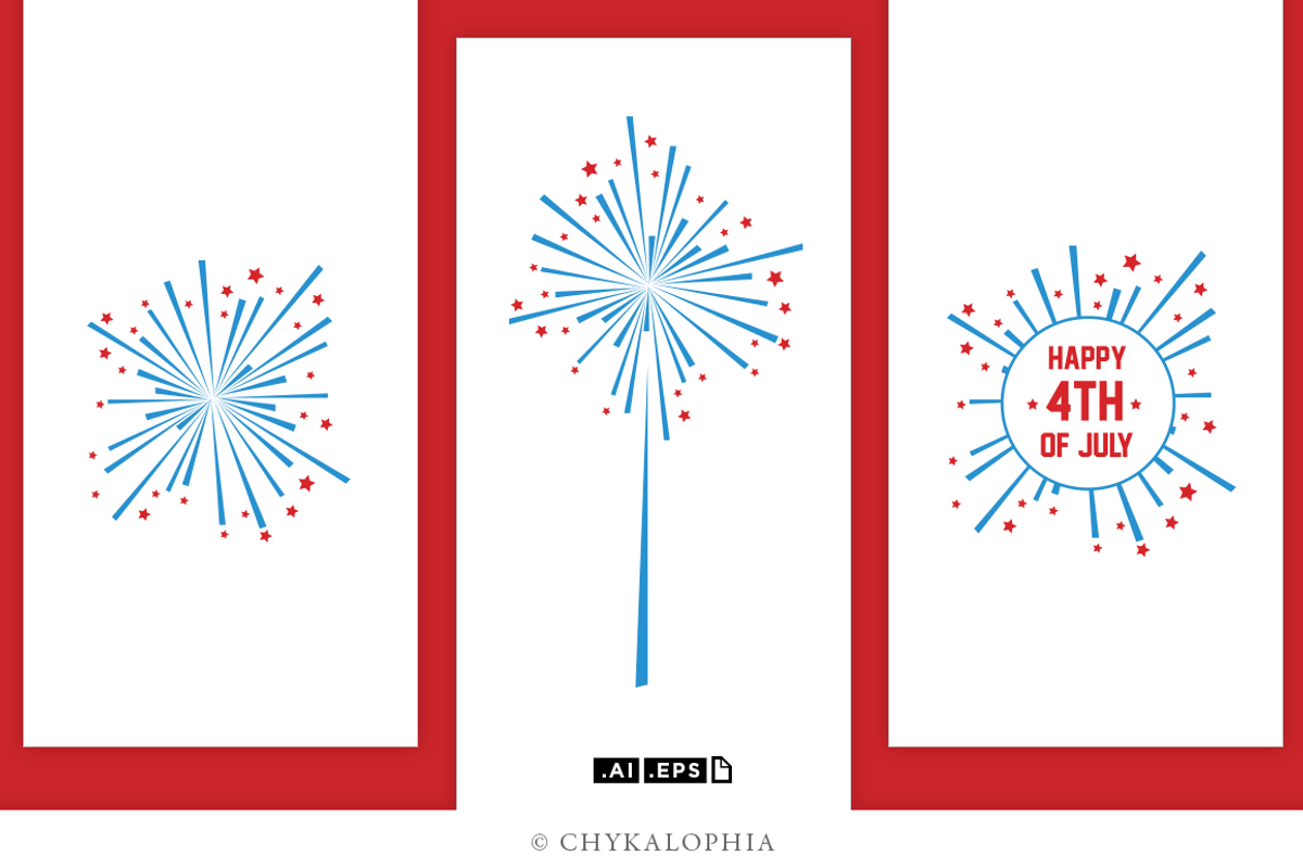 Sparklers Graphic Vector, an Illustration by theBrandLab.io (Photo 3 of 5)