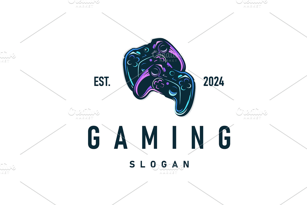 Game Console Logo Design Gamepad, a Branding & Logo Template by Maylianaw28