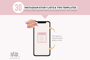 30 Instagram Story Tips Templates, a Social Media Template by With Love Monique (Thumbnail 3 of 8)