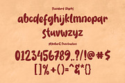 New Rosta Natural Handwritten Font, a Handwritten Font by Graphicxell (Thumbnail 10 of 10)