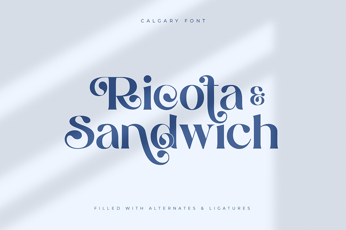 Calgary | New Stylish Serif Font, a Serif Font by Pentagonistudio (Photo 12 of 20)