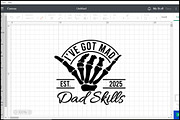 Mad Dad Skills Skeleton Hand SVG, an Object Graphic by BeeCraftR (Thumbnail 5 of 5)