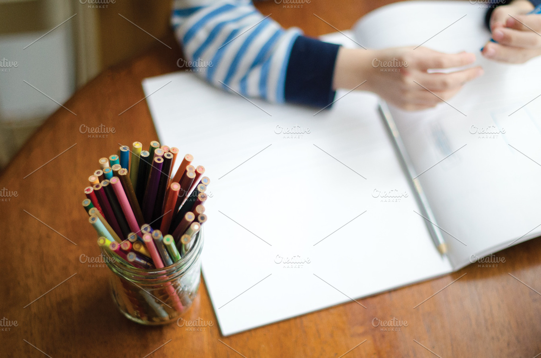 Child Drawing, a School & Education Photo by satakieli