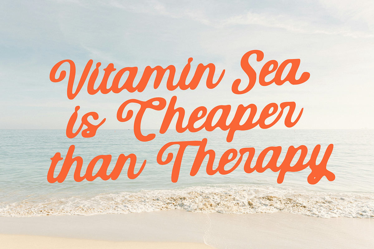 MN Barevia - Handwritten Vintage, a Script Font by Mantra Naga (Photo 8 of 16)