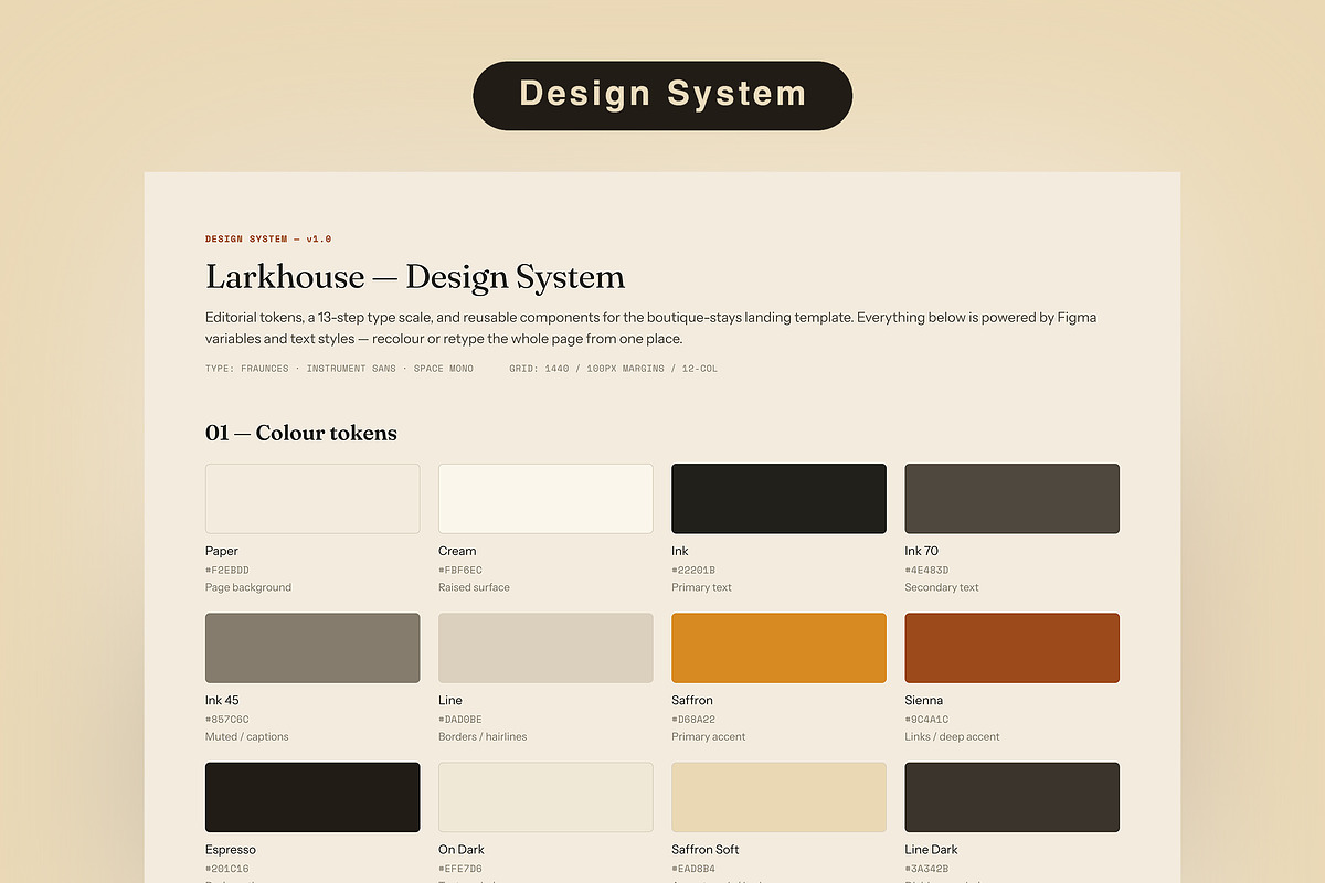 Luxury Villa Booking Landing Page, an UI Kit Template by Pitchlook.Studio (Photo 1 of 3)