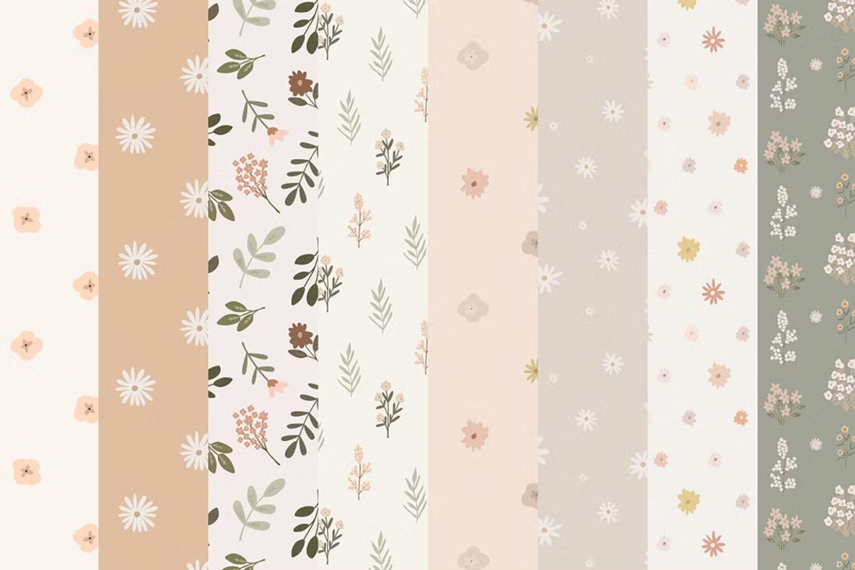 4 in 1 Pattern Bundle - 64 Patterns, a Pattern Graphic by Emilie Cliche (Photo 7 of 34)