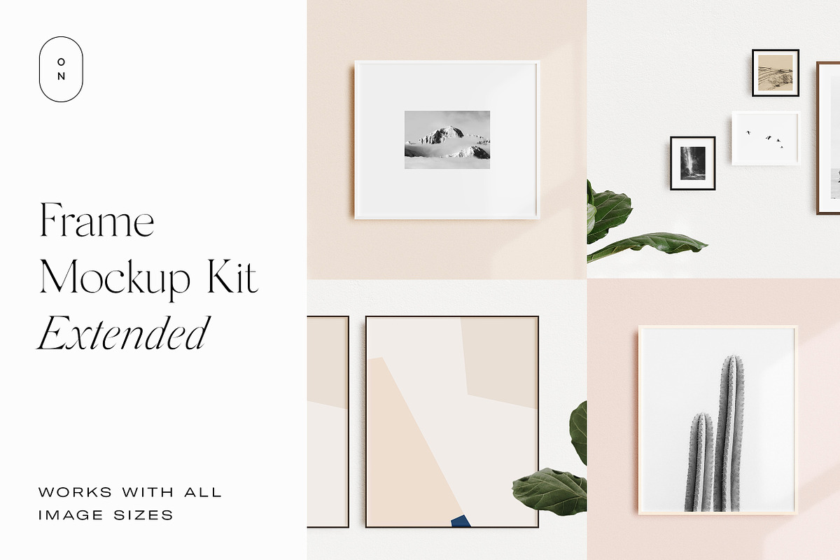 Frame Mockup Kit Extended, a Print Template by October November (Photo 1 of 9)