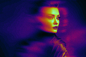 Smudged Gradient Photo Effect, a Brushes & More by studiogstock
