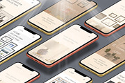 Realistic 3D iPhone Mock-Up Bundle 4, an iPhone Mockup by Graphicsworld125 (Thumbnail 8 of 16)