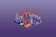 Isometric Building Set 11 Designs, a Work Illustration by Peacock_design (Thumbnail 9 of 12)