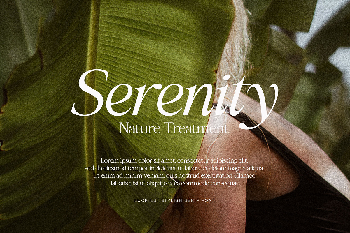 Luckiest | Stylish Serif Font, a Serif Font by Krismagraph (Photo 10 of 16)