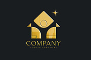 Luxury Golden House Logo, a Branding & Logo Template by Master Design (Thumbnail 2 of 2)