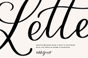 Procreate Lettering Brushes Classic, a Brush Add-On by Mila Garret (Thumbnail 2 of 7)