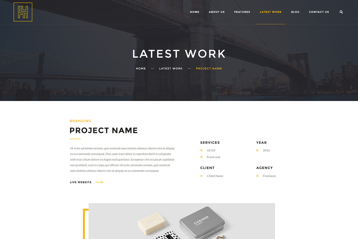 H4 Multipurpose HTML & PSD Template, a HTML Template by PSDFY (Photo 4 of 13)