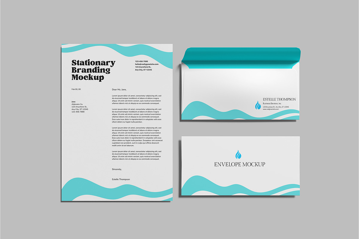 Stationery Branding Mockup, a Product Mockup by Bangdastudio (Photo 2 of 11)