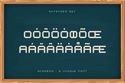 Academy Display Font, a Font by alpercakici (Thumbnail 3 of 9)