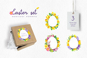 Easter watercolor set, a Seasonal Illustration by Where summer is (Thumbnail 6 of 11)