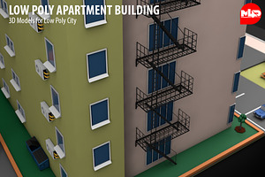 Low Poly Apartment Building