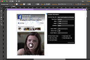 Facebook Feed Adobe Muse Widget, a Plug-in Add-On by MuseTemplatesPro (Thumbnail 2 of 2)