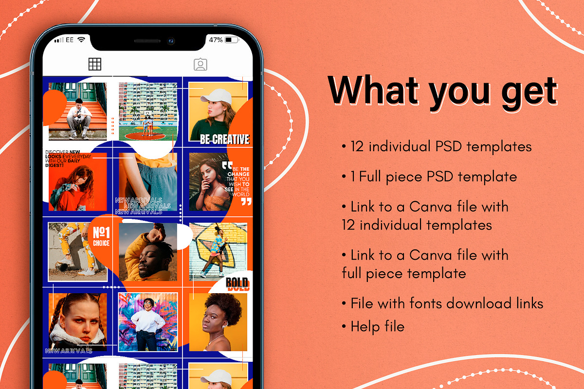 Puzzle Instagram Templates, a Social Media Template by Nassiie (Photo 2 of 8)