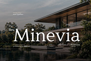 Res Minevia - Organic Estate Serif, a Serif Font by twinstd (Thumbnail 1 of 10)