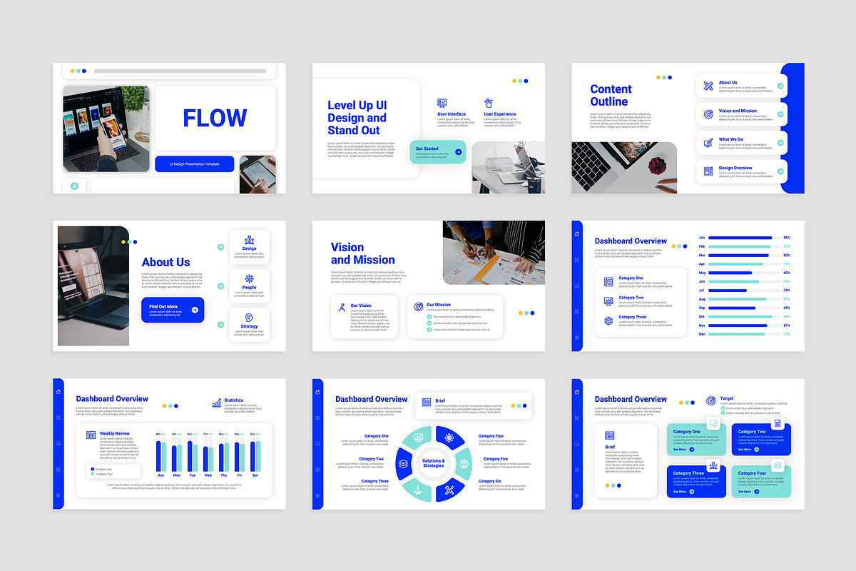 UI Design Keynote Template, a Presentation Template by Flat Icons (Photo 4 of 4)