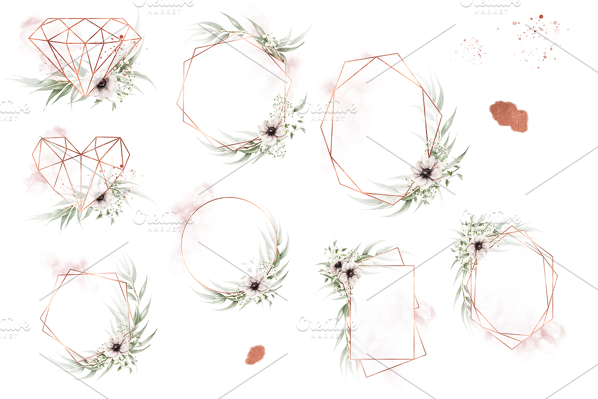 Eucalyptus Watercolor Illustrations, a Decorative Illustration by DioFlow (Photo 11 of 11)